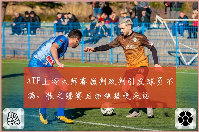 ATP上海大师赛裁判改判引发球员不满,张之臻赛后拒绝接受采访